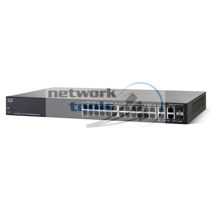 Linksys Cisco SB SF300-24P Коммутатор 24 порт 100Base-TX PoE