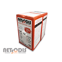 Netsodis UTP 0.50 CCA Cat.5E 4PR PVC 305M INDOOR 250MHz Кабель кручена пара Netsodis UTP 0.50 CCA Cat.5E 4PR PVC 305M INDOOR 250MHz Кабель кручена пара