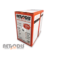 Netsodis FTP 0.50 CCA Cat.5E 4PR PVC 305M INDOOR 250MHz Кабель кручена пара Netsodis FTP 0.50 CCA Cat.5E 4PR PVC 305M INDOOR 250MHz Кабель кручена пара
