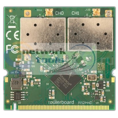 Mikrotik R52HnD Двухдиапазонный Wi-Fi адаптер Mini PCI 26 dbm