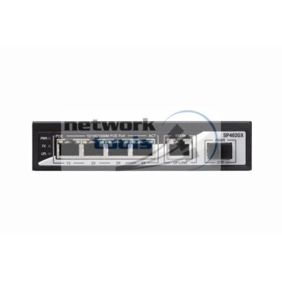 Коммутатор 2E PowerLink SP402GX, PoE Max 65W
