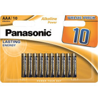 Panasonic Alkaline Power AAA BLI 10 Батарейка Panasonic Alkaline Power AAA BLI 10 Батарейка