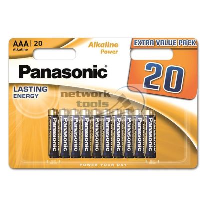 Батарейки Panasonic Alkaline Power AAA BLI 20