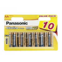 Panasonic Alkaline Power AA BLI 10 Батарейка Panasonic Alkaline Power AA BLI 10 Батарейка