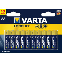 Varta Longlife AA BLI 10 Alkaline Батарейка Varta Longlife AA BLI 10 Alkaline Батарейка