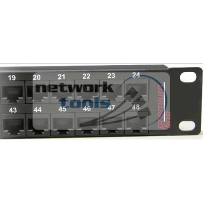 Premium OEM Патч-панель 48 портів UTP 2U 19" cat5E
