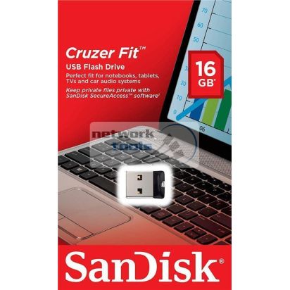 Накопичувач SanDisk 16GB USB Cruzer Fit SDCZ33-016G-G35