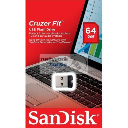 Накопичувач SanDisk 64GB USB Cruzer Fit SDCZ33-064G-G35