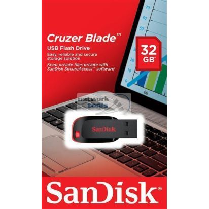 Накопичувач SanDisk 32GB USB Cruzer Blade SDCZ50-032G-B35