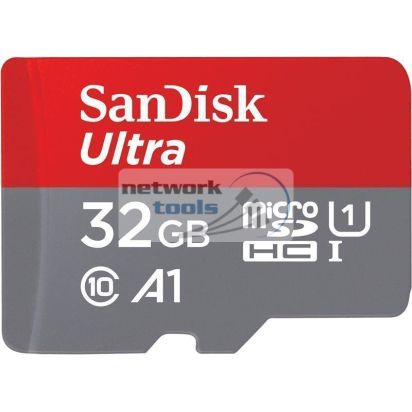 Карта пам'яті SanDisk 32GB microSDHC C10 UHS-I R100MB/s Ultra SDSQUNR-032G-GN3MN