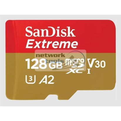 Карта пам'яті SanDisk 128GB microSDXC C10 UHS-I U3 R160/W60MB/s Extreme V30 SDSQXA1-128G-GN6MN