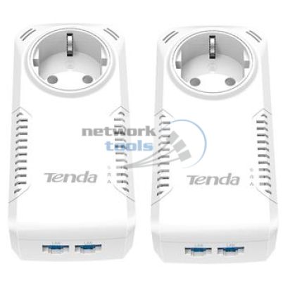 TENDA P1002P-KIT Комплект 2-портових гігабітних адаптерів з розеткою