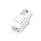TENDA P1002P-KIT Комплект 2-портових гігабітних адаптерів з розеткою
