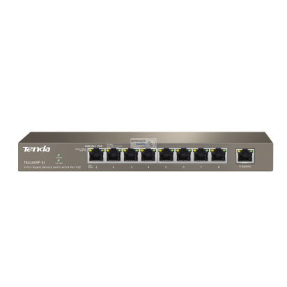 TENDA TEG1009P-EI Гигабитный коммутатор 9-портовий с POE
