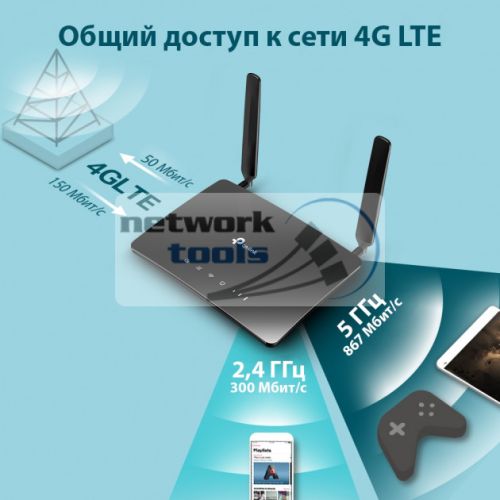 4G LTE маршрутизатор TP-Link Archer MR400 - цена, характеристики и