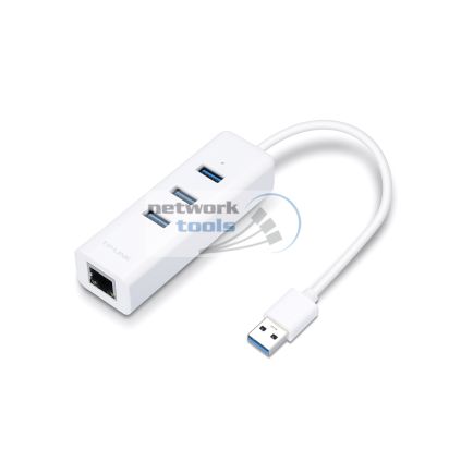 TP-LINK UE330 Сетевой адаптер USB 3.0 и 3-портовый концентратор