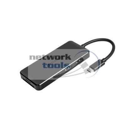 Хаб Transcend USB Type-C HUB 6 ports microSD/SD Black TS-HUB5C
