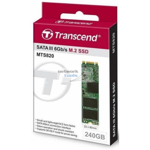 Твердотельный накопитель SSD Transcend MTS820S 240GB 2280 SATA 3D TLC TS240GMTS820S