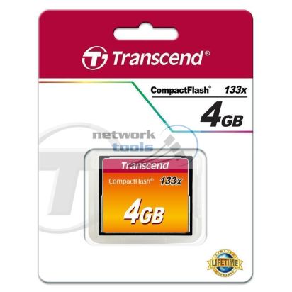 Карта памяти Transcend  4GB CF 133X TS4GCF133