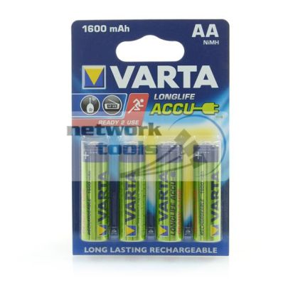VARTA Аккумулятор LONGLIFE ACCU AA 1600mAh BLI 4 NI-MH