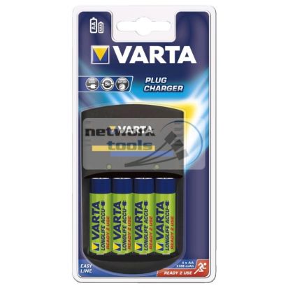 VARTA Plug Charger 4x56756 NI-MH AA 2500 mAh Зарядное устройство