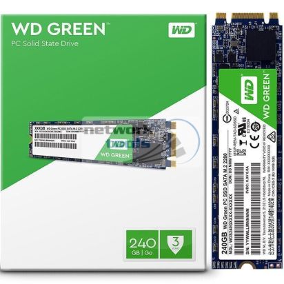Твердотельный накопитель SSD M.2 WD Green 240GB 2280 SATA TLC WDS240G2G0B