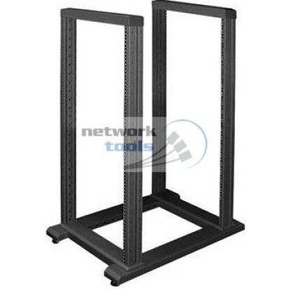 Стойка ZPAS 19" напольная двухрамная 24U глуб 800 черный цвет WZ-6026-01-01-161