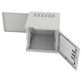 Шкаф ZPAS WZ-7240-20-S3-011 19" 12U 600x600 Z-BOX, съемные бок.стенки, стекл.дверь, 100kg max, серый
