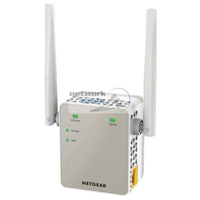 Расширитель WiFi-покрытия Netgear EX6120, 1xFE LAN, 2x внешн. ант.