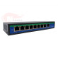 NETSODIS PS109-24V Комутатор некерований 9-портовий 100Мбіт 8xPoE