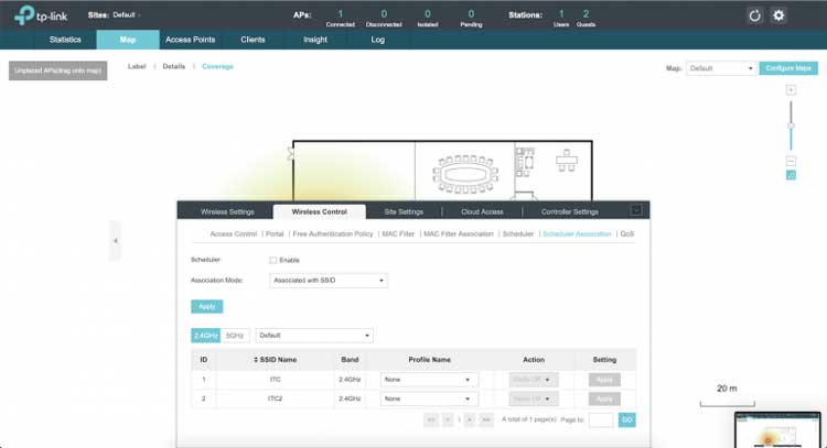 Ssid name Omada OC200